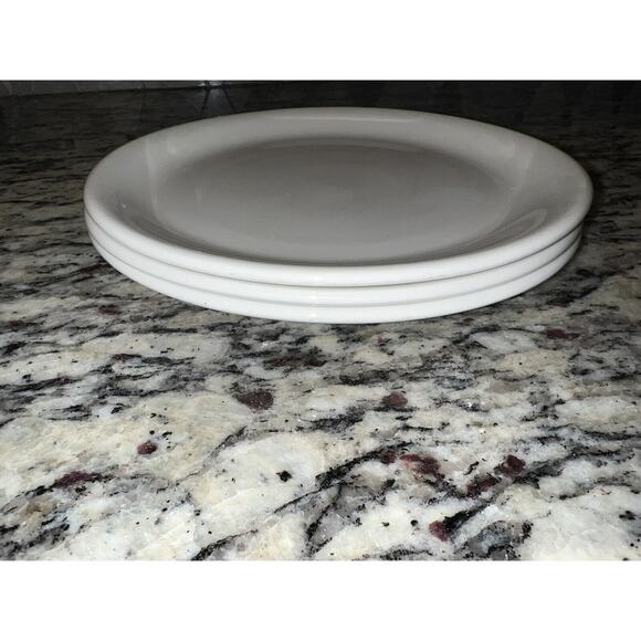 Steelite International England 2013 White Lunch Plates 8" Coupe Style Round Set - Picture 8 of 8